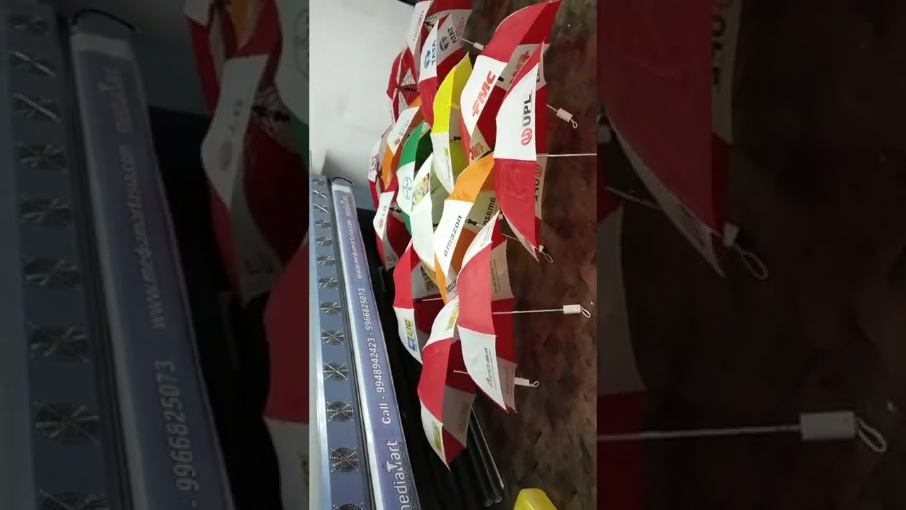 two fold Promotional Umbrella with logo printing