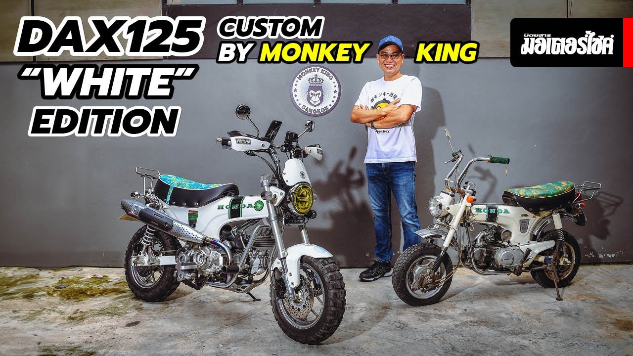 Dax125 “White” Edition Custom by Monkey King