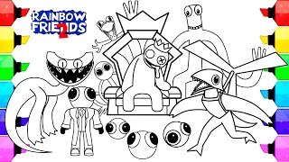 Rainbow Friends Chapter 2 Coloring Pages / Color ALL New Monsters Rainbow Friends 2 / NCS MUSIC