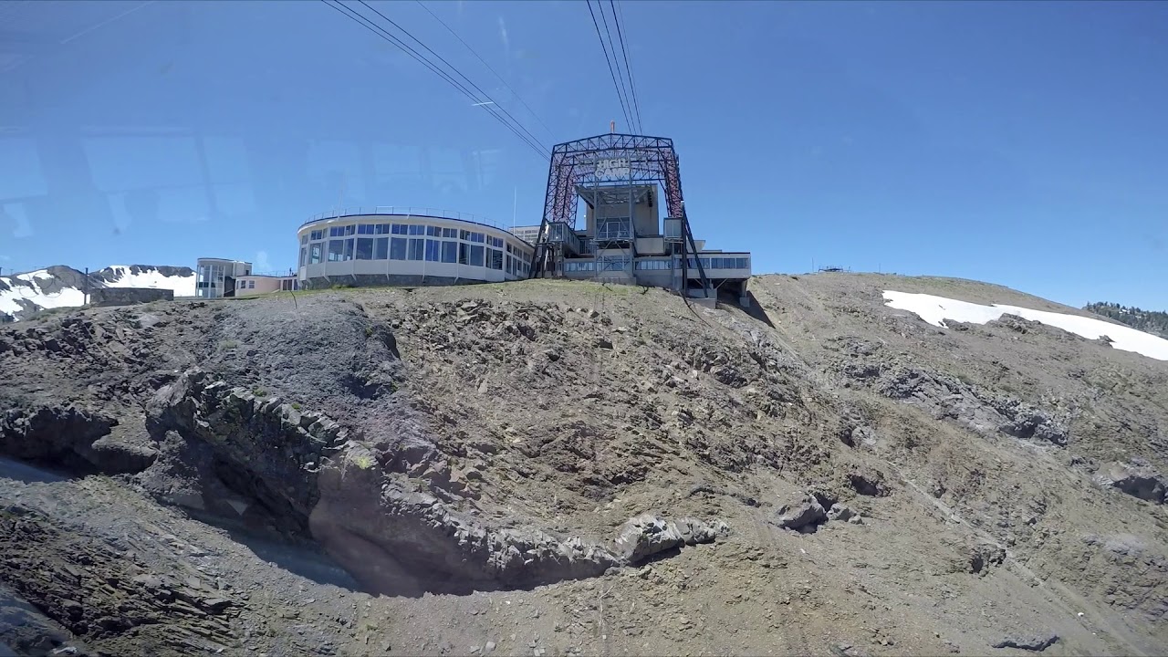 Aerial Tram Ride To High Camp Squaw Valley Resort YouTube