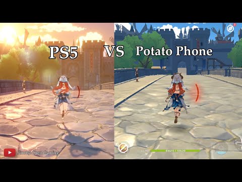 PS5 VS Potato Phone Comparison