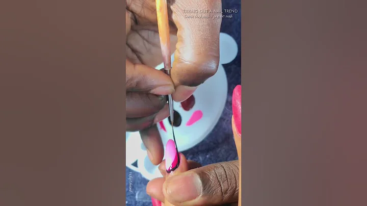 Tried out a nail trend. Pop art nail trend, comic ...
