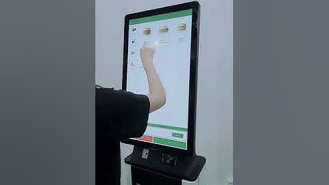 restaurant ordering kiosk with software