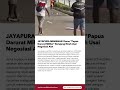 JAYAPURA MEMANAS! Demo "Papua Darurat Militer" Berujung Ricuh Usai Negosiasi Alot