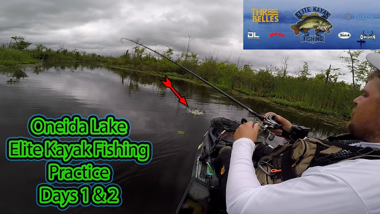 Bass Fishing Oneida Lake (Elite Kayak Fishing Tournament Practice