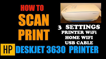 How To Print & Scan With HP Deskjet 3630 Printer With MacBook review !!