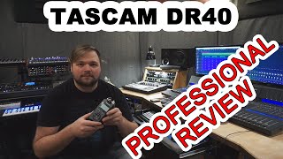 Tascam DR-40X video