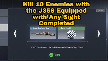 Kill 10 Enemies with the J358 Equipped with Any Sight | SEASONAL Retribution COD Mobile