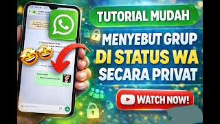 ✅How to Mention a Group in WhatsApp Status Privately