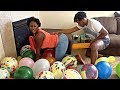 EXTREME BALLOON POP CHALLENGE!!