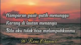 Terbang Bersamaku || Kangen Band || Lirik Lagu || Cover by Ivan Sany ||  Hamparan pasir putih