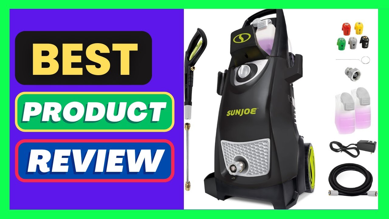 Sun Joe Electric Pressure Power Washer, Heavy-Duty 2500 Max PSI (2030