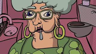 Crazy old lady prank to dollar general