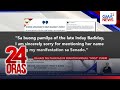 Pagbanggit kay Inday Badiday sa Senado, pinalagan ng kaniyang pamilya | 24 Oras
