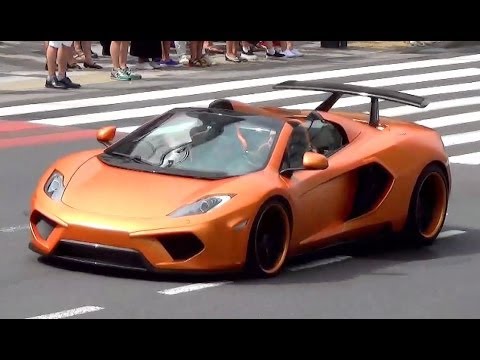 世界に1台 都内でfab designのマクラーレン mp4 12c テルソ スパイダーに遭遇 hd fab design mp4 12c