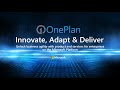 Oneplan introduction