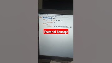 Factorial Concept | Shorts