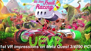 ALL-STAR FRUIT RACING in UEVR? On Meta Quest 3/bHaptics/RTX 4090 PC Live VR Gameplay! screenshot 5