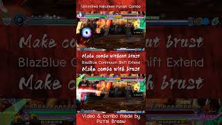 BBCSEX (PSP Ver.) U Hakumen Punish Combo