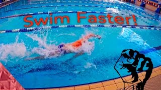 If you want to swim faster freestyle here are some exercises that will
help improve your velocity in short events.1- fist sprints.2- fast
kick ...