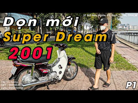 Video HONDA SUPER DREAM 2001 Dọn Mới Phần 1 - youtube