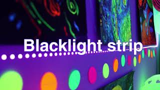 Onforu Black Light LED Strips Unboxing & Lights Setup