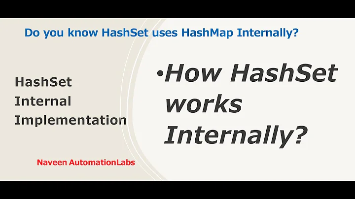 #24 - How HashSet works Internally? Do you know HashSet uses HashMap Internally? (Java Collection)