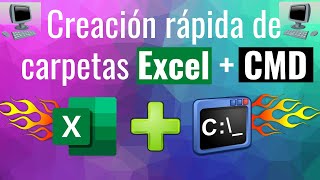 Creación RÁPIDA carpetas | Trucos tips INCREÍBLES de Excel facilito TUTORIAL 2022 | Hojas de cálculo