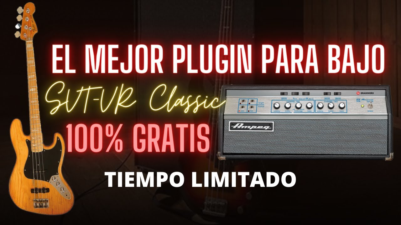 INCREÍBLE 🤯 EL MEJOR PLUGIN PARA BAJO 🤯 Ampeg SVT-R 💰100% GRATIS💰 ...