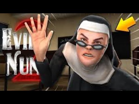 Монахиня 2! Классы и Курицы! Смешное прохождение Evil Nun 2!