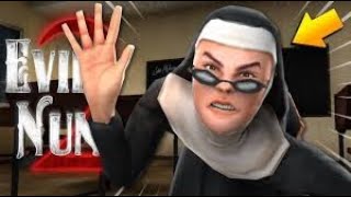 Монахиня 2! Классы И Курицы! Смешное Прохождение Evil Nun 2!