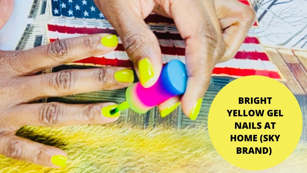 How To Paint Your Nails A Bright Yellow Color For Fun Everyday Wear