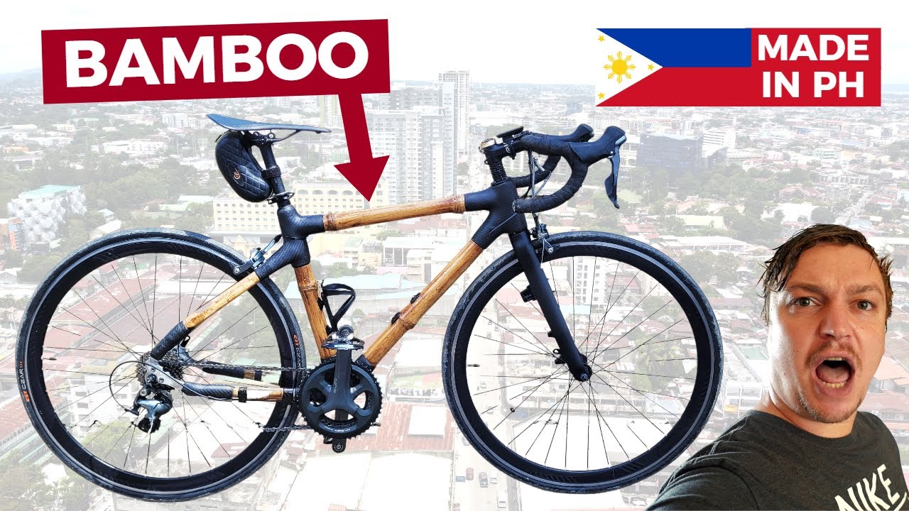 FILIPINO MADE BAMBOO BIKES - Davao Built   Plus New Food Park