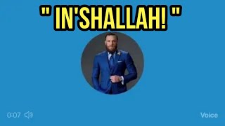 Conor McGregor when Usman failed his drug test (Twitter Voicenote)