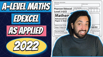 2022 Edexcel AS Maths Statistics and Mechanics Paper Walkthrough