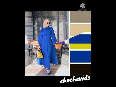 تنسيق الألوان بروعة للمحجبات 