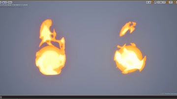 Cartoon Fire Material in Unreal Engine