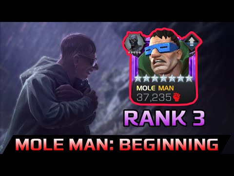 RANK 3 MOLE MAN IS FINALLY HERE! | The Week of Mole Man 1: Beginning | Mcoc