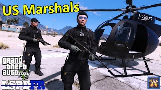 US Marshals Patrol in a Helicopter | GTA 5 LSPDFR Episode 509 screenshot 3