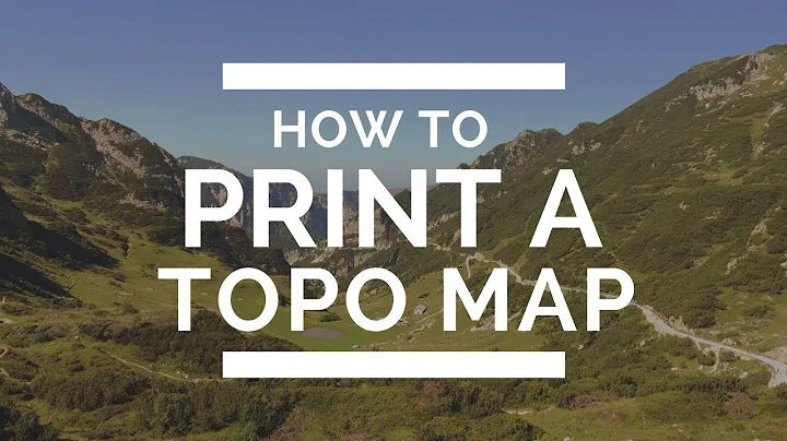 How to print a free topo map to carry on your hike