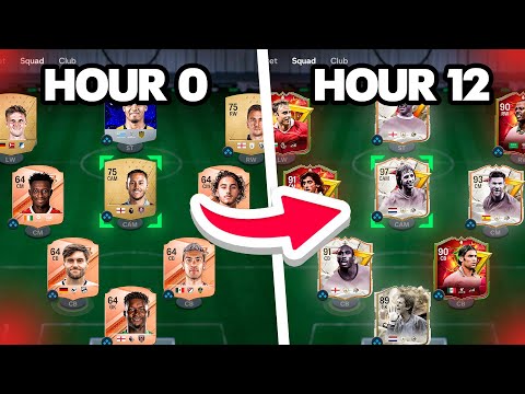 Whats the Best Golazo Team you can make in 12 Hours of EA FC 24?