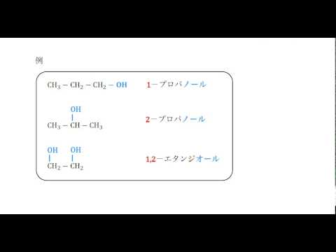 ｢有機化合物の命名法｣講義４：高校化学解説講義