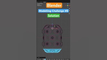 Blender Modelling Challenge 8 Oplossing | Cyberpunk 2077 #blender3d #blendertutorial #blendermode...