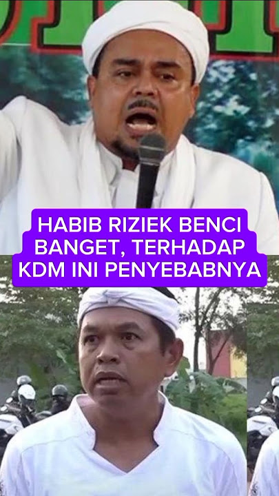 HABIB RIZIEK BENCI BANGET, TERHADAP KDM INI PENYEBABNYA #dedimulyadi#habibrizieq#shorts