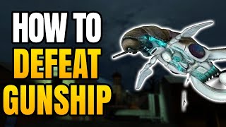 Half Life 2 – How To Destroy Gunship | How To Use The Rocket Launcher