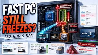 Why Fast PCs Still Freeze | RAM vs SSD vs Hard Drive Explained