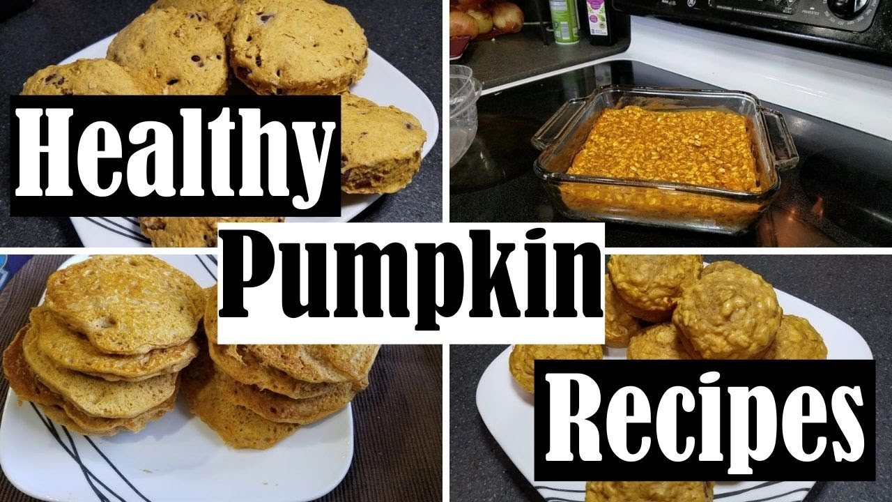 4 HEALTHY PUMPKIN RECIPES BAKE FALL GOODS WITH ME YouTube