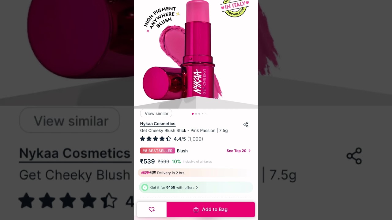 ‘NYKAA finds blush:.
