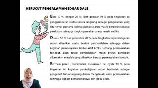 TEORI KERUCUT PENGALAMAN dari EDGAR DALE - IAI Syarifuddin Lumajang - #BanggaIAIS