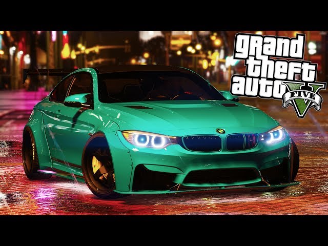 BMW M4 na FIXA raspando Tudo! GTA V - Carros REBAIXADOS (GTA 5 PC